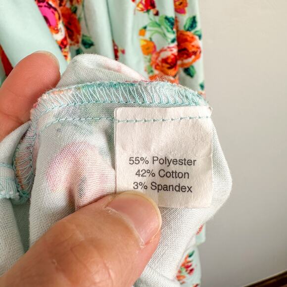 Stop Staring! Marisol Blue Floral 1950s Swing Dress - Picture 11 of 12